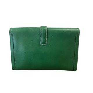 POCHETTE HERMES JIGE EPSOM VINTAGE VERT