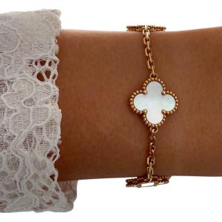 Bracelet Van Cleef & Arpels Vintage Alhambra "5 motifs"