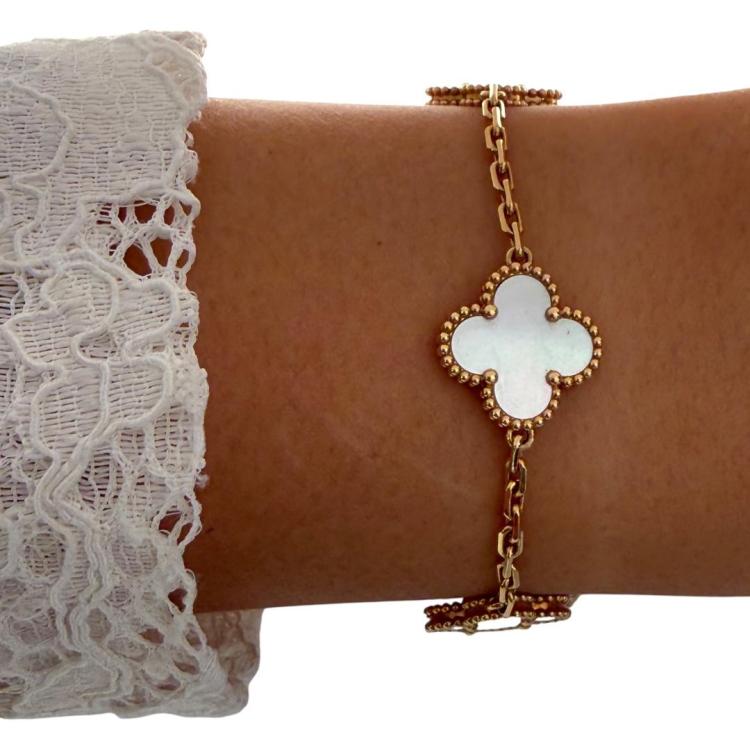 Bracelet Van Cleef & Arpels Vintage Alhambra "5 motifs"