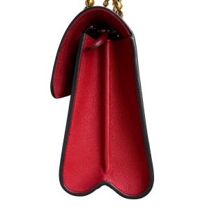 Sac Louis Vuitton Victoire Monogram et cuir Rouge