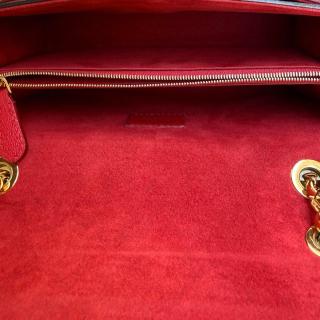Sac Louis Vuitton Victoire Monogram et cuir Rouge