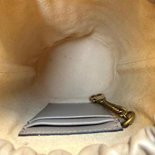 Sac Gucci Seau GG Marmont Petit Format Cuir Taupe