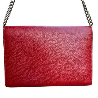 Sac Gucci Dyonisus en Cuir Rouge