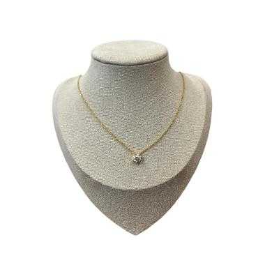 Collier Or Jaune 0.50CTS