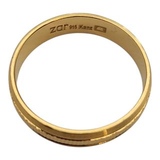 Bague Or Jaune 22 Ct