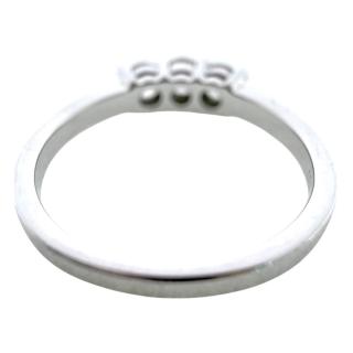 Bague Christian Trilogie Or Blanc 18ct & Diamants 0.63...