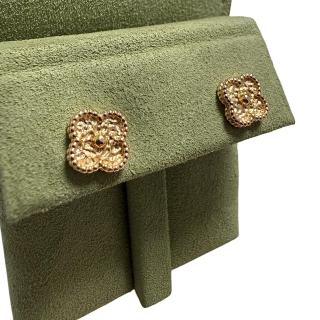 Van Cleef & Arpels Puces d’oreilles Sweet Alhambra