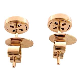 Clous D'Oreilles Or Jaune 18ct & Diamants