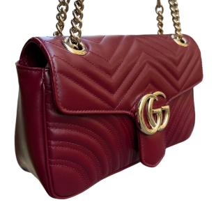 Sac Gucci GG Marmont Moyen Format Rosso Ancora