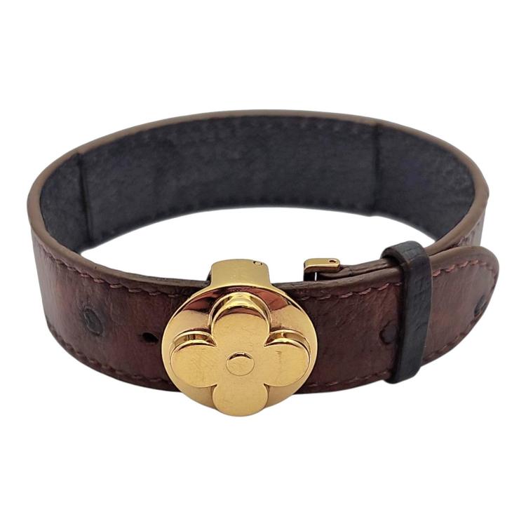 Louis Vuitton Bracelet Good Luck Vintage Cuir d'Autruche