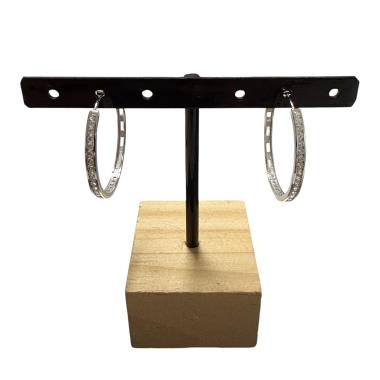 Boucles d'oreilles Or blanc 18 carats