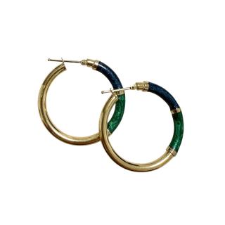 Boucles d'oreilles Or jaune 18 carats