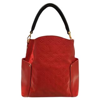Louis Vuitton Sac Bagatelle Cuir Empreinte Rouge