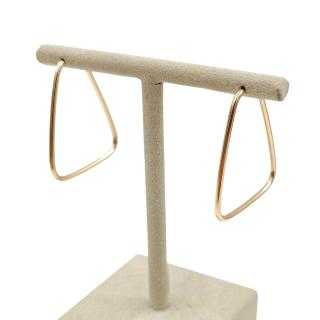 Boucles d'Oreilles Or Rose 19 Ct