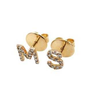 Boucles d'Oreilles Or Rose 18 Ct