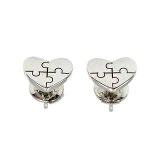 Boucles d'Oreilles Or Blanc 14 Ct