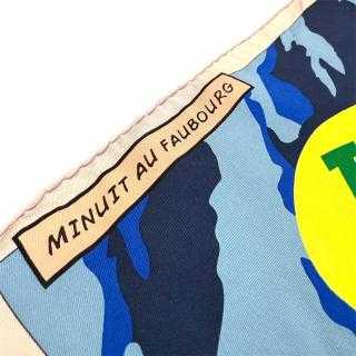 Foulard Hermès Minuit au Faubourg
