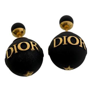 Boucles D'Oreilles Dior Tribales Noir