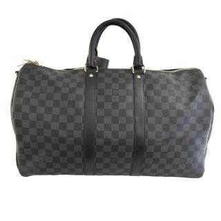 Sac de voyage Louis Vuitton Keepall 45 Damier Graphite