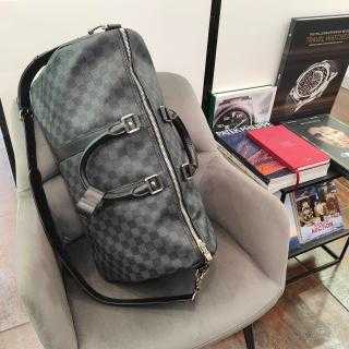 Sac de voyage Louis Vuitton Keepall 45 Damier Graphite