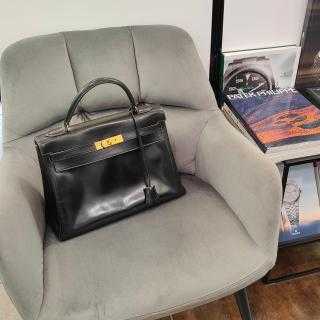 Hermès Kelly 32 Vintage Noir