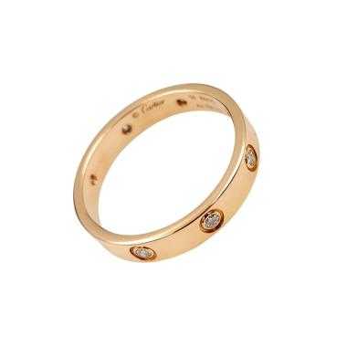 Bague Cartier Or Rose 18 Ct