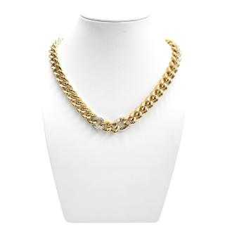 Collier Or Jaune&Blanc 18 Ct