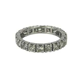 Bague Rivière Or Blanc 18cts