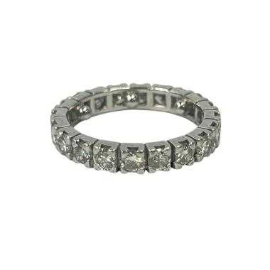 Bague Rivière Or Blanc 18cts