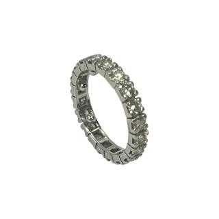 Bague Rivière Or Blanc 18cts