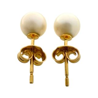 Boucles D'Oreilles Perles & Or Jaune 18ct