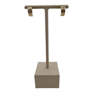 Boucles d'Oreilles Or 14 CT et Zircons