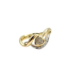 Bague Or Jaune&Blanc 18 Ct