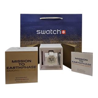 Omega & Swatch Mission To Earthphase Moonshine Gold