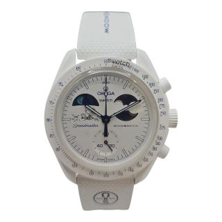 Omega & Swatch Mission To Earthphase Moonshine Gold