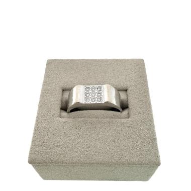 Bague Or Blanc 18ct & Diamants