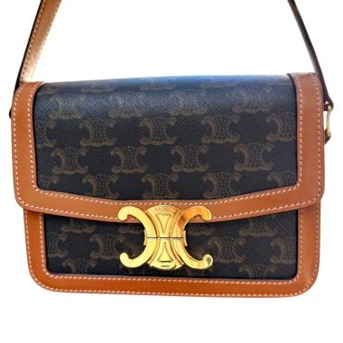 Sac Celine Triomphe Classique Toile & Veau