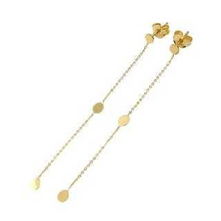 Boucles d'Oreilles Or Jaune 18 Ct