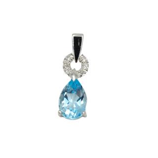 Pendentif Or Blanc 18 Ct