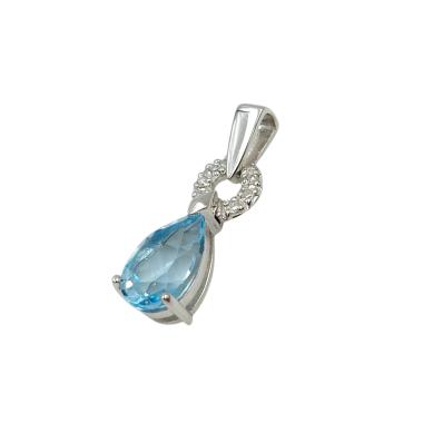 Pendentif Or Blanc 18 Ct