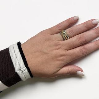 Bague souple Chopard happy Diamonds