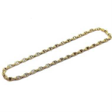 Collier 2 Ors Jaune & Blanc 14k 17.38 g