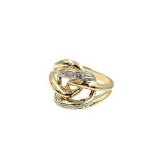 Bague Bucherer Or Jaune&Blanc 18Ct