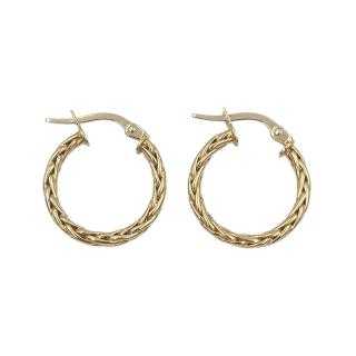 Boucles d'Oreilles Or Jaune 18 Ct