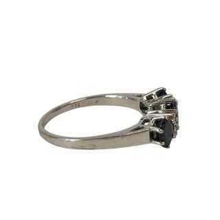 Bague Saphirs et Diamants
