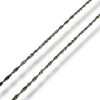 Chaine or blanc 18ct