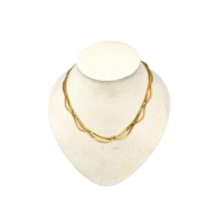 Collier Tressé Or 18 Ct
