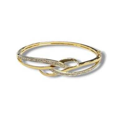 Bracelet Or Jaune 18ct & Brillants