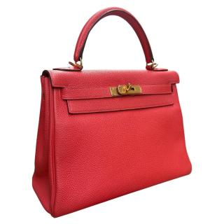 Sac Hermes Kelly 28 Bougainvillier