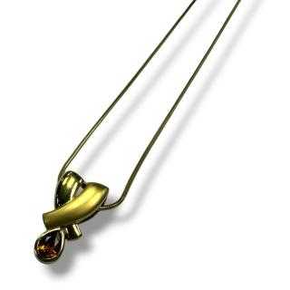 Collier Or Jaune 18ct Citrine
